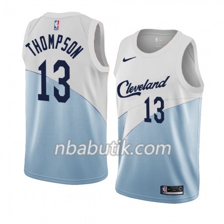 NBA Mænd Trøje Cleveland Cavaliers Tristan Thompson 13 2018-19 Nike Blå Hvid Swingman NBA Mænd Trøje Cleveland Cavaliers Tristan Thompson 13 2018-19 Nike Blå Hvid Swingman